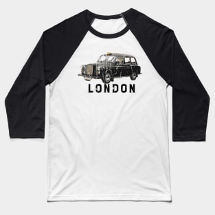 LONDON TAXI HACKENY CARRIAGE Baseball T-Shirt